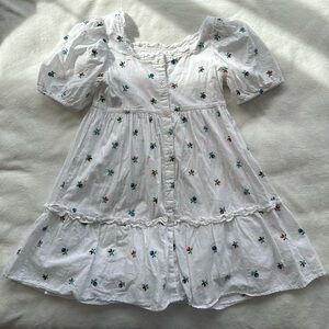 ZARA White Lining Puff Dress
Embroidered Flowers SIZE 11-12 см 152